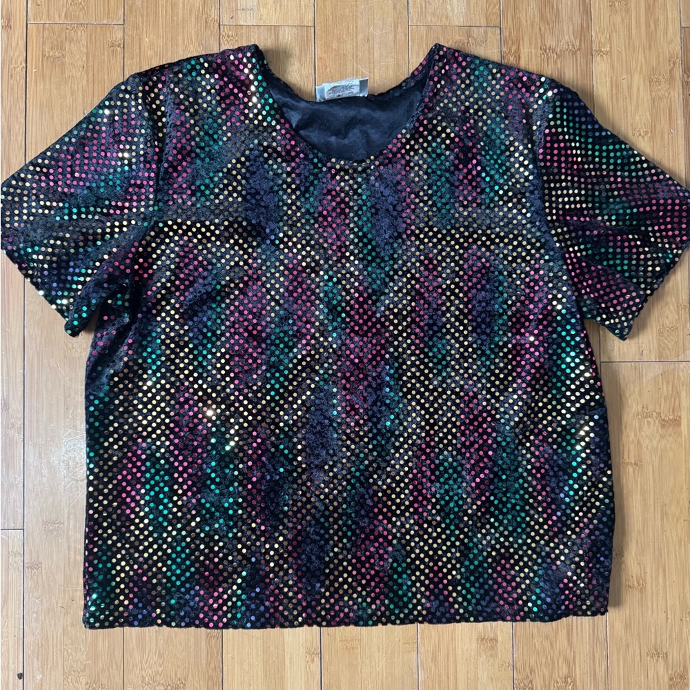 Vintage Kathie Lee sparkly top